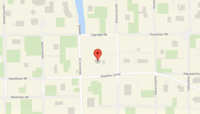 Map showing location of Camden Veterinary Clinic, Manchester